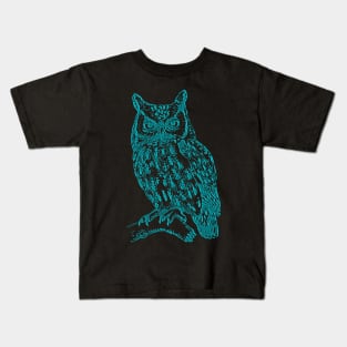 blue owl Kids T-Shirt